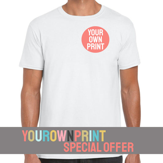 YourOwnPrint Special - Gildan SoftStyle Adult T-Shirt - GD01 - Breast Print OFFER - Mechanic