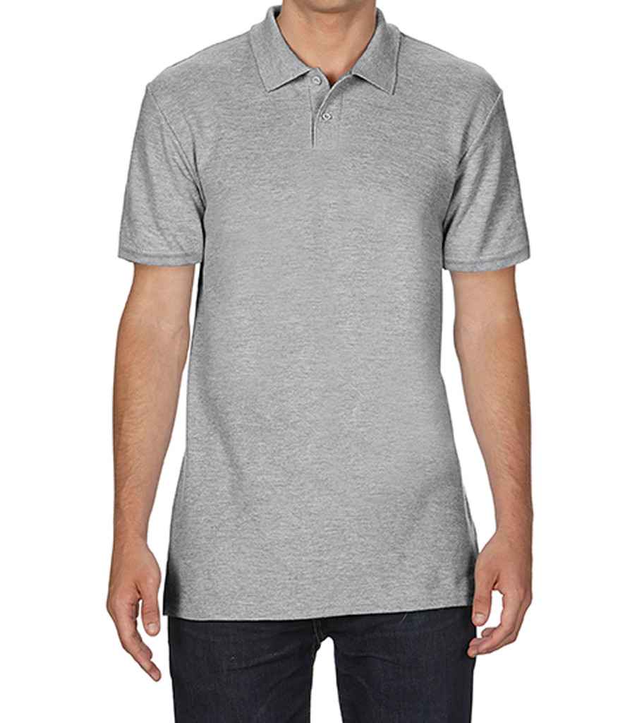 Gildan SoftStyle Double Pique Polo Shirt - GD35 (64800) - Training Tops
