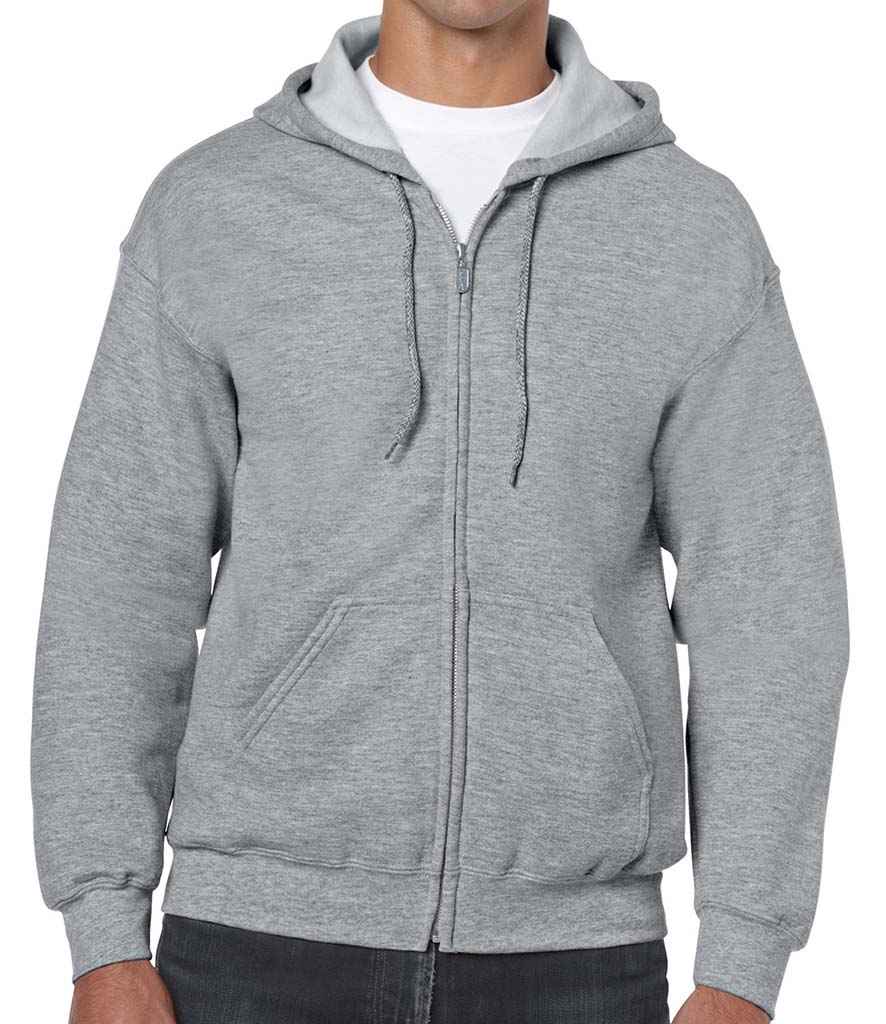 Gildan Heavy Blend Zip Hooded Sweatshirt - GD58 (18600) - Training Tops