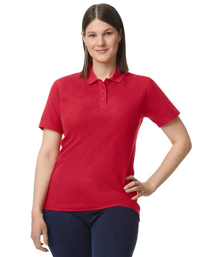 Gildan Ladies SoftStyle Double Pique Polo Shirt - GD75 (64800L) - Training Tops