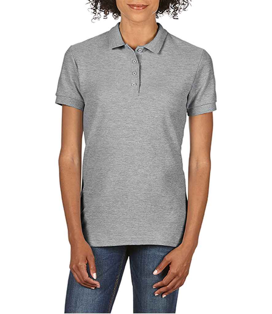 Gildan Ladies SoftStyle Double Pique Polo Shirt - GD75 (64800L) - Training Tops