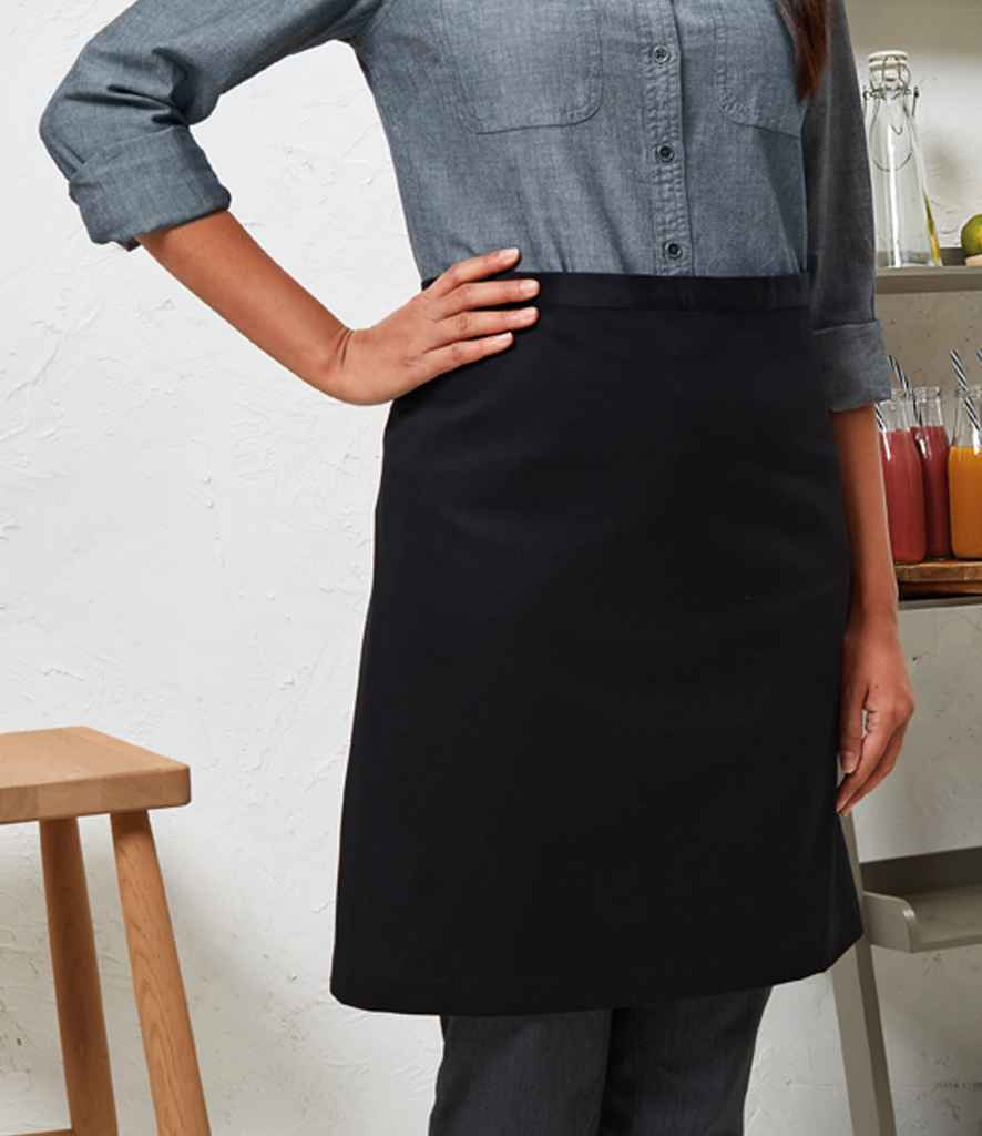 Premier Fairtrade Organic Cotton Waist Apron - PR114 - Healthcare