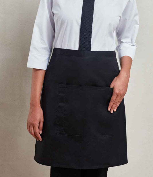 Premier 'Colours' Mid Length Apron with Pocket - PR141 - Healthcare