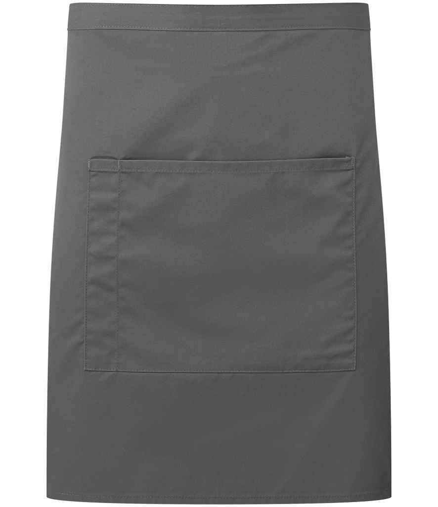 Premier 'Colours' Mid Length Apron with Pocket - PR141 - Cleaning