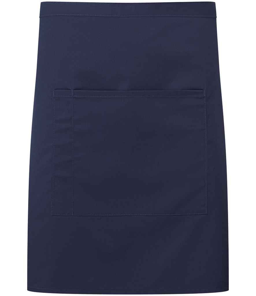 Premier 'Colours' Mid Length Apron with Pocket - PR141 - Cleaning