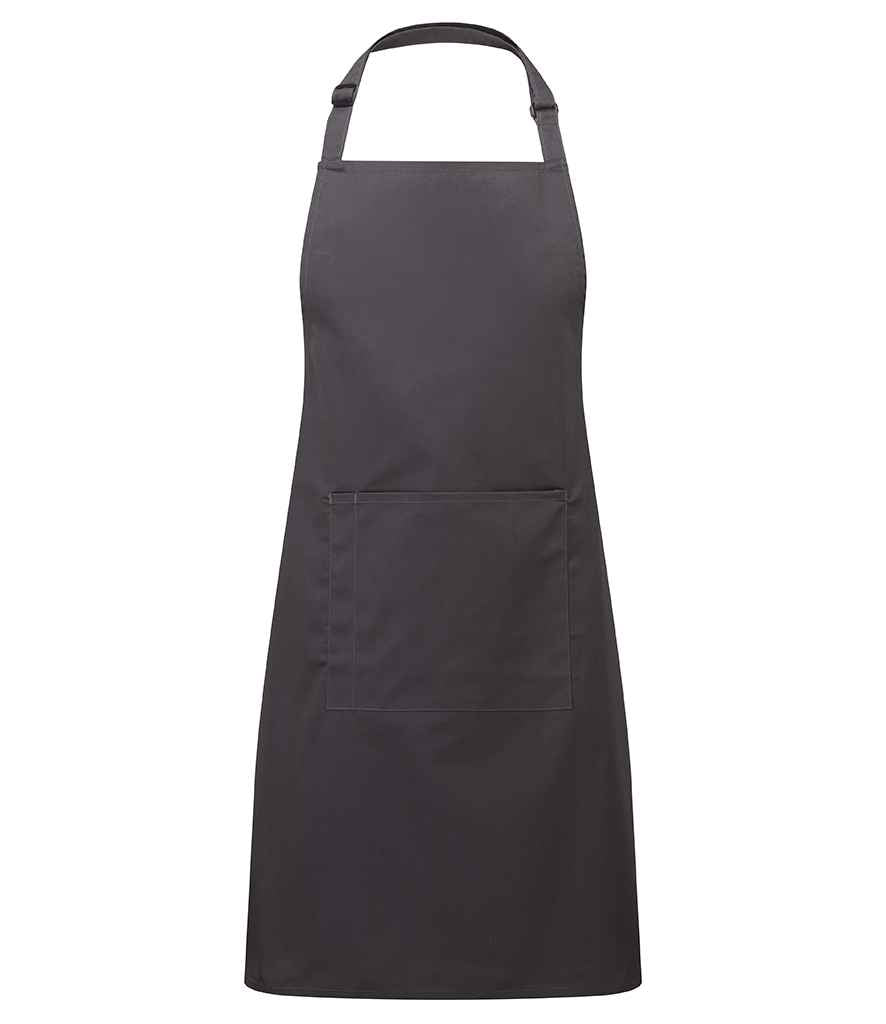 Premier 'Colours' Bib Apron with Pocket - PR154 - Healthcare