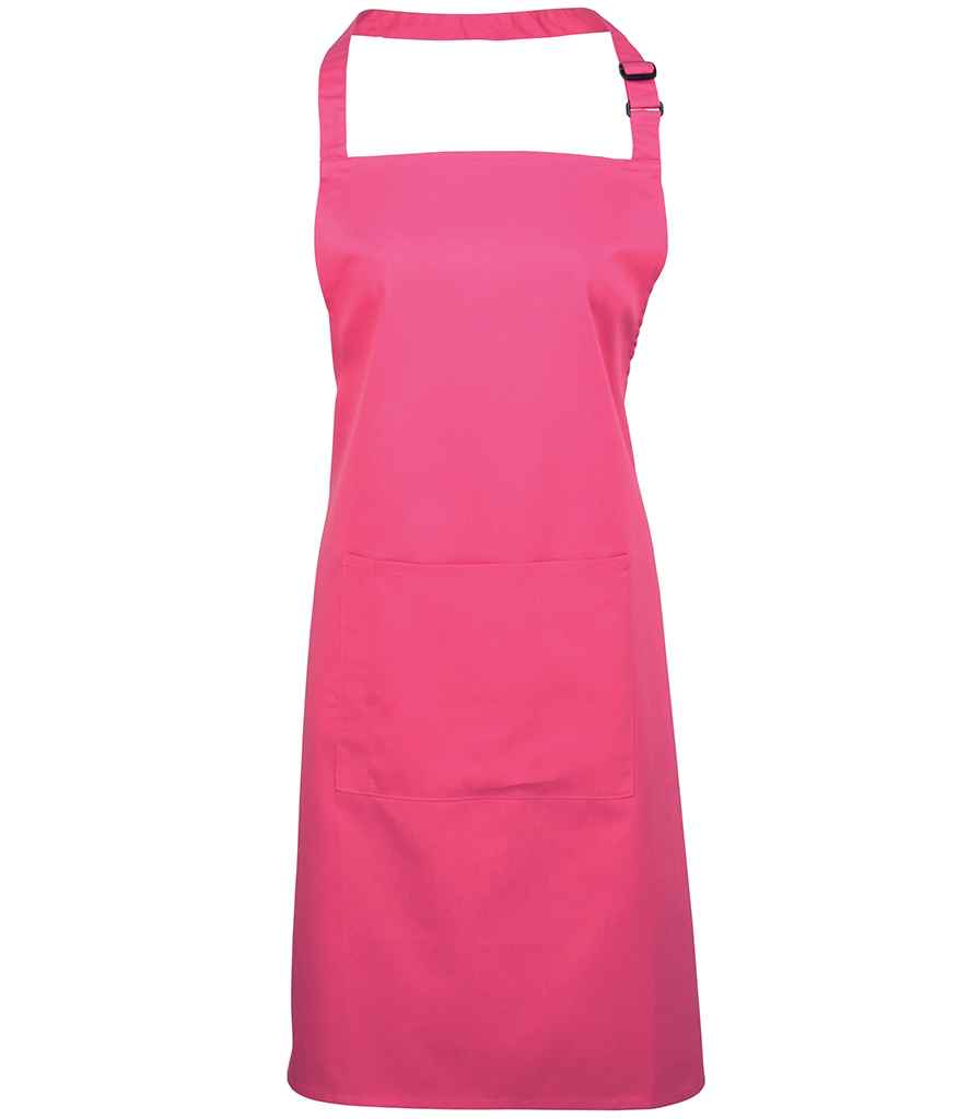 Premier 'Colours' Bib Apron with Pocket - PR154 - Healthcare