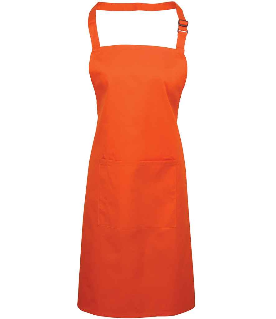 Premier 'Colours' Bib Apron with Pocket - PR154 - Cleaning