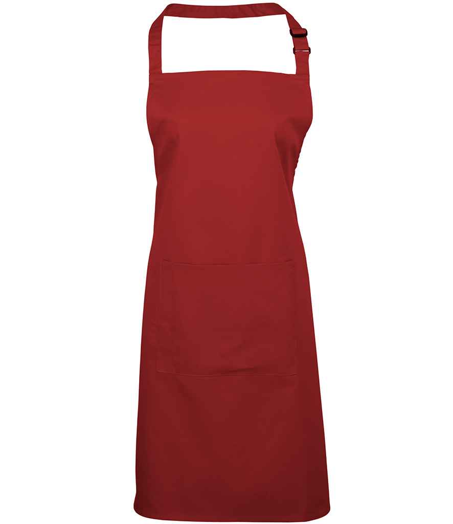 Premier 'Colours' Bib Apron with Pocket - PR154 - Healthcare