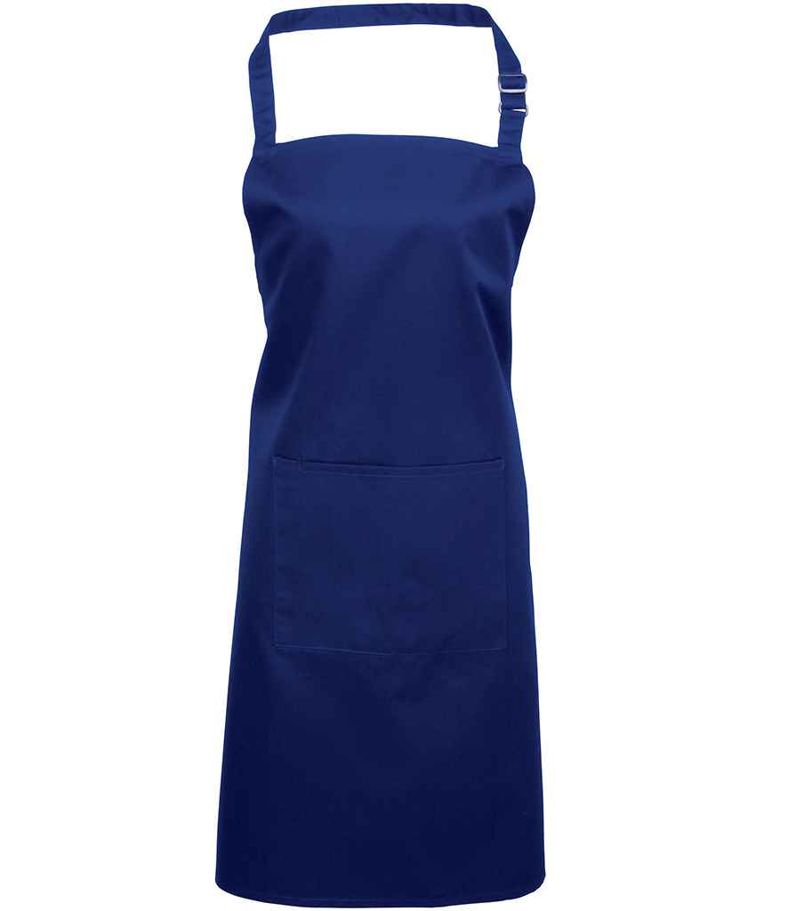 Premier 'Colours' Bib Apron with Pocket - PR154 - Healthcare