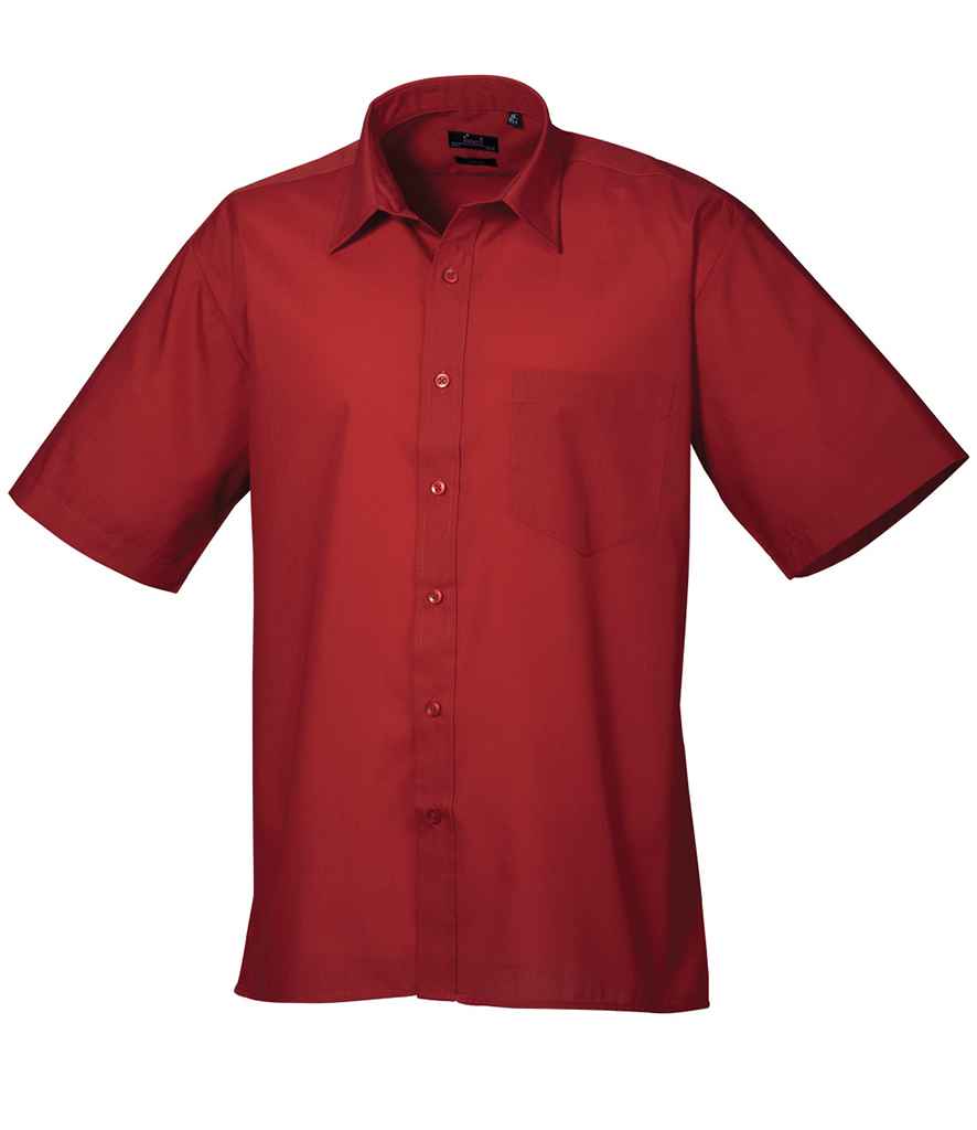 Premier Short Sleeve Poplin Shirt - PR202 - Office Wear