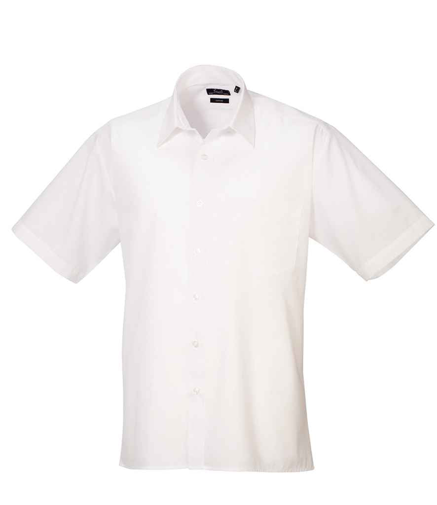 Premier Short Sleeve Poplin Shirt - PR202 - Office Wear