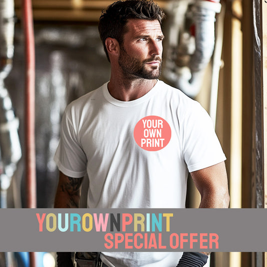 YourOwnPrint Special - Pro RTX Pro T-Shirt - RX151 - Breast Print OFFER - Plumber