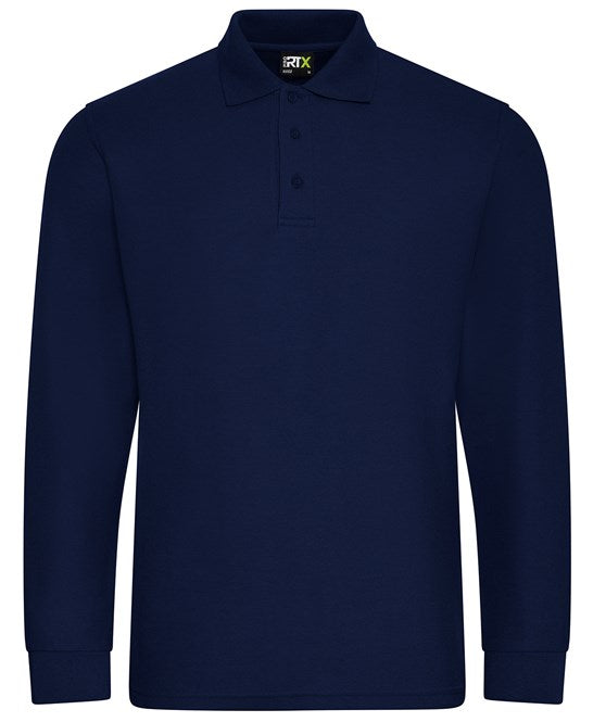 Pro RTX Pro Long Sleeve Pique Polo Shirt - RX102 - Training Tops