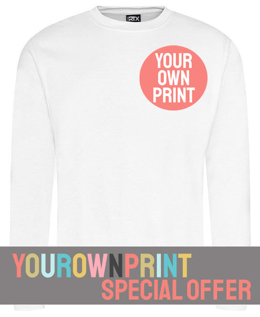 YourOwnPrint Special - Pro RTX Pro Sweatshirt - RX301 - Breast Print OFFER - All Sports Teams