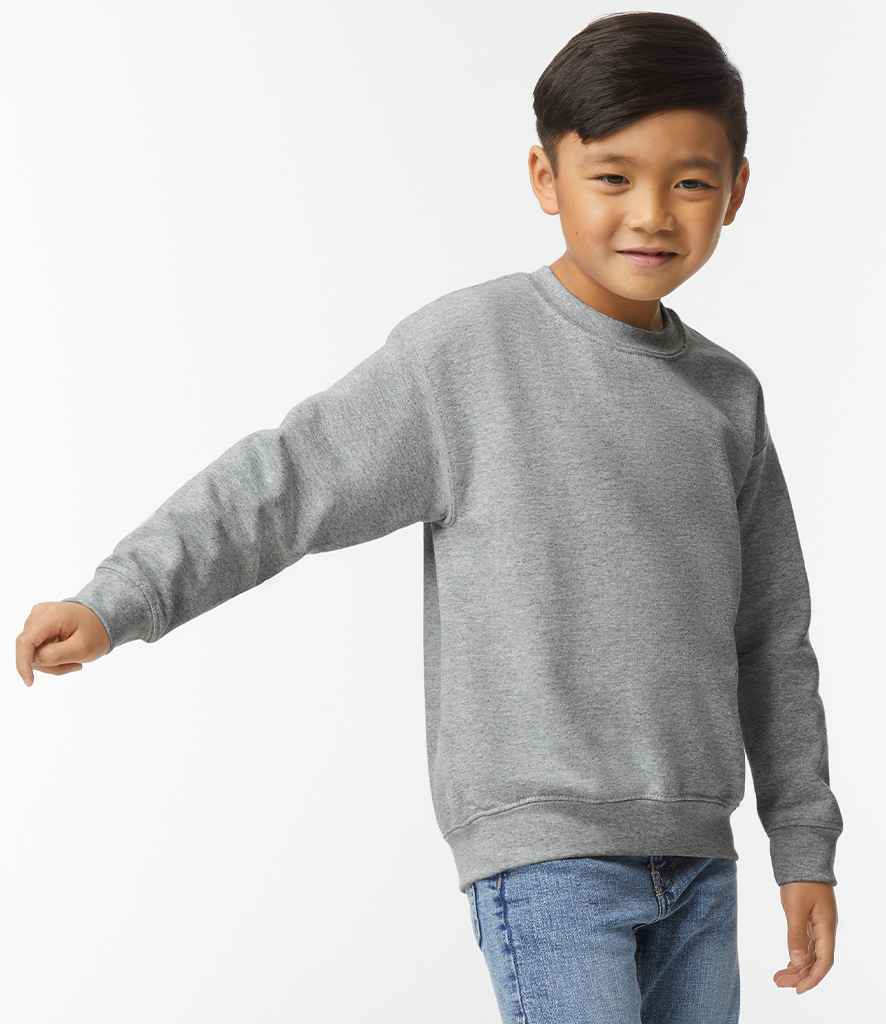 Gildan Kids Heavy Blend Drop Shoulder Sweatshirt - GD56B (18000B) - Training Tops