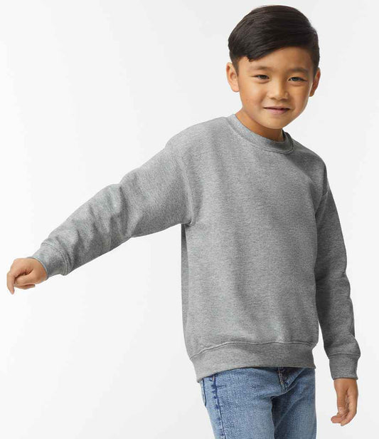 Gildan Kids Heavy Blend Drop Shoulder Sweatshirt - GD56B (18000B) - Training Tops