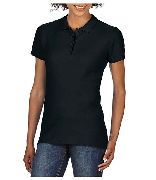 Gildan Ladies SoftStyle Double Pique Polo Shirt - GD75 (64800L) - Training Tops