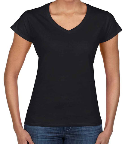 Gildan Ladies SoftStyle V Neck T-Shirt - GD78 (64V00L)