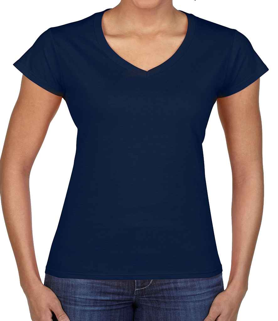 Gildan Ladies SoftStyle V Neck T-Shirt - GD78 (64V00L)