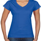 Gildan Ladies SoftStyle V Neck T-Shirt - GD78 (64V00L) - Dance & Theatre