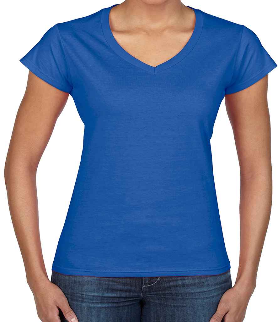 Gildan Ladies SoftStyle V Neck T-Shirt - GD78 (64V00L)