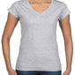 Gildan Ladies SoftStyle V Neck T-Shirt - GD78 (64V00L) - Retail
