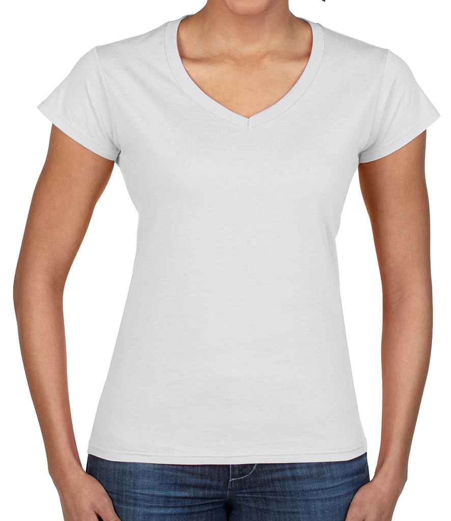 Gildan Ladies SoftStyle V Neck T-Shirt - GD78 (64V00L)