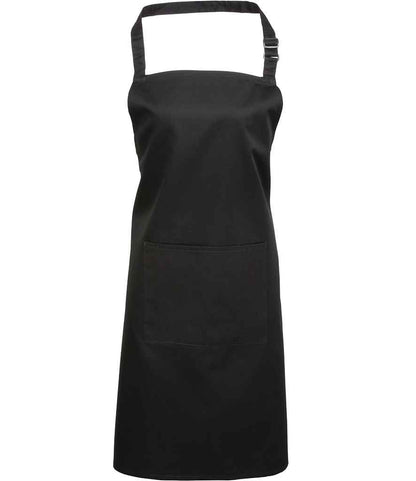 Premier 'Colours' Bib Apron with Pocket - PR154 - Beauty & Wellness