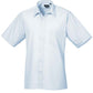 Premier Short Sleeve Poplin Shirt - PR202 - Office Wear