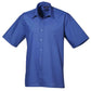 Premier Short Sleeve Poplin Shirt - PR202 - Office Wear