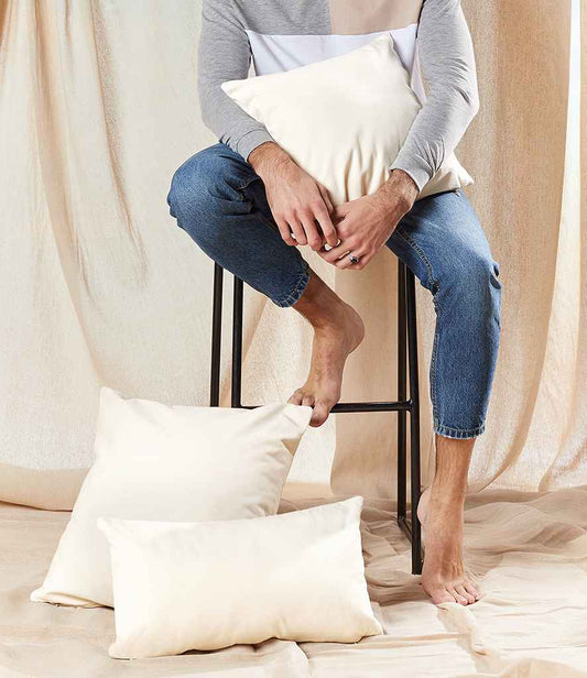 Westford Mill Fairtrade Cotton Canvas Cushion Cover - W350 - Social Events & Promotional