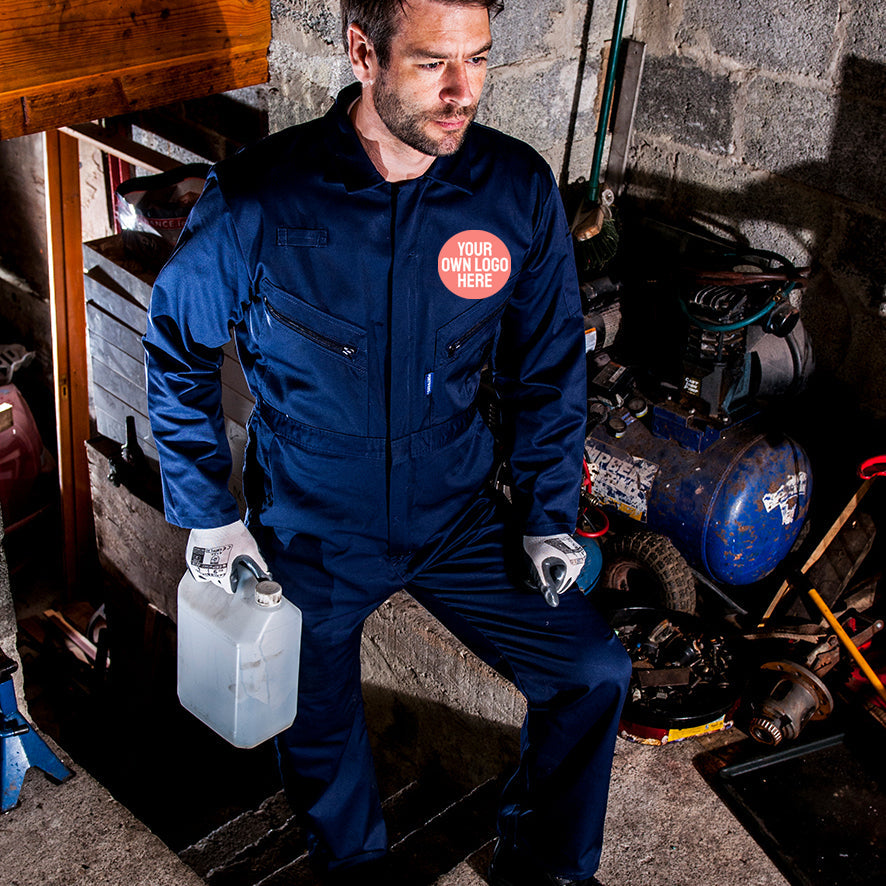 Portwest Liverpool Zip Coverall - PW134 - Mechanic