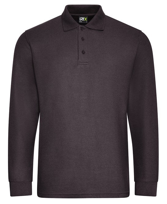 Pro RTX Pro Long Sleeve Pique Polo Shirt - RX102 - Training Tops