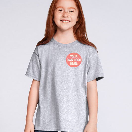 Kids Cotton T-Shirt - One Colour Print