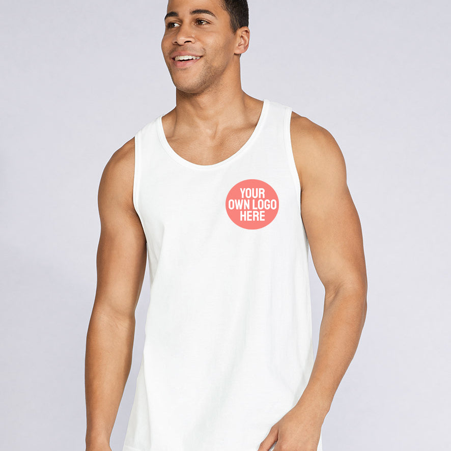 YourOwnPrint Special - Gildan SoftStyle Tank Top - GD12 (64200) - Breast Print OFFER