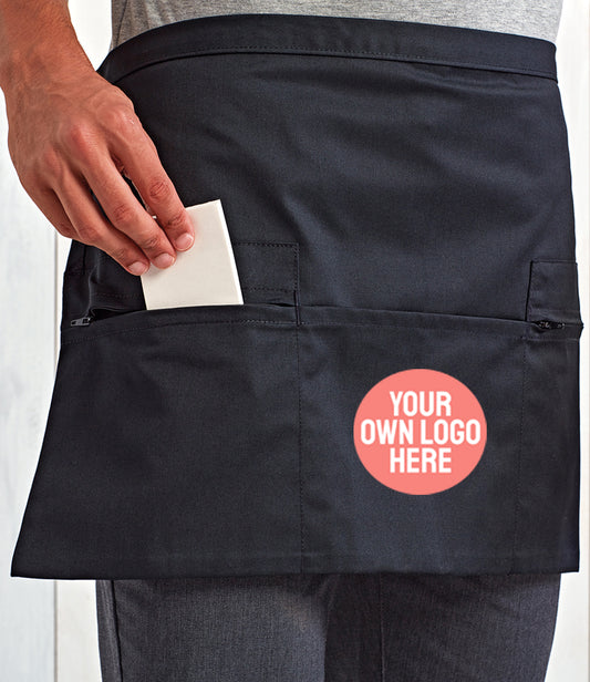 Premier Zip Pocket Waist Apron - PR105